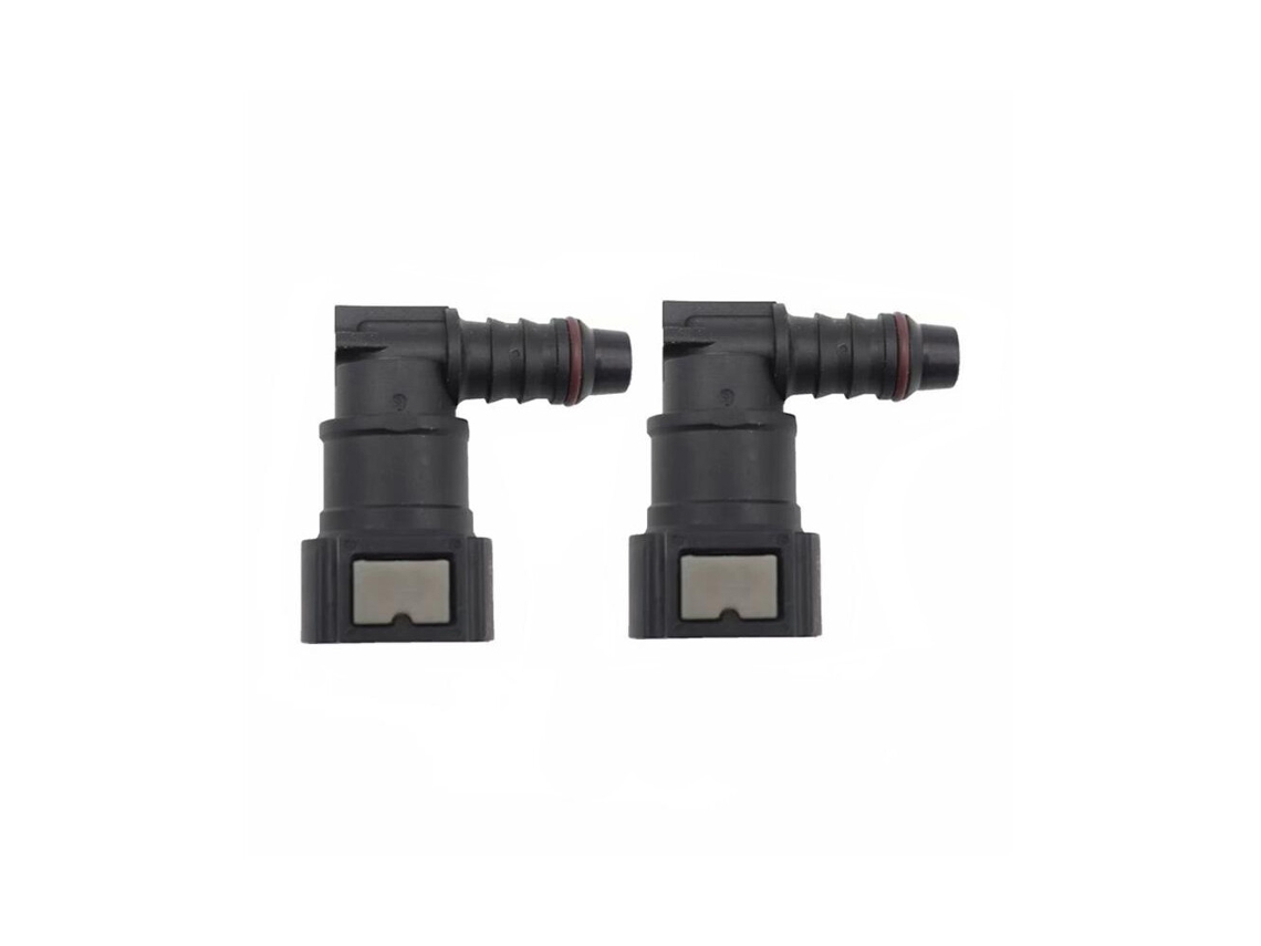 Conector Rápido de Combustível Curvo Id8 Acessório para Tubos de Combustível e Ureia (filtro de Gás) (90°)