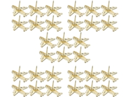 Vicasky Conjunto De 30-tachinhas Metal Em Formato Avião Para Quadro Cortiça, Alfinetes Decorativos Para Fotos E