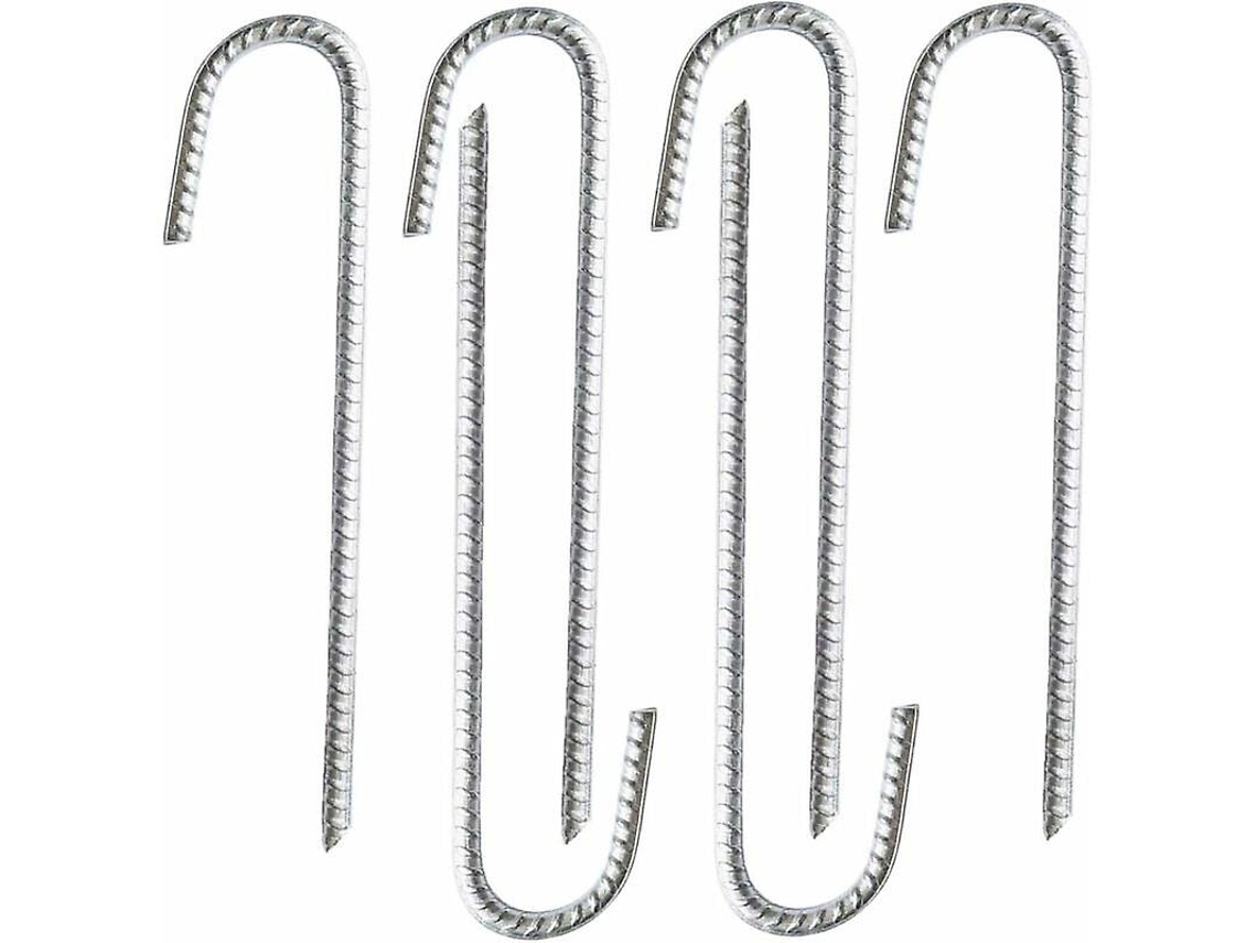 Omni-6 Parafusos De Acero Galvanizado Para Anclaje Em Forma De J - Ideais Para Barracas, Trampolins, Redes De Futebol E Jardim
