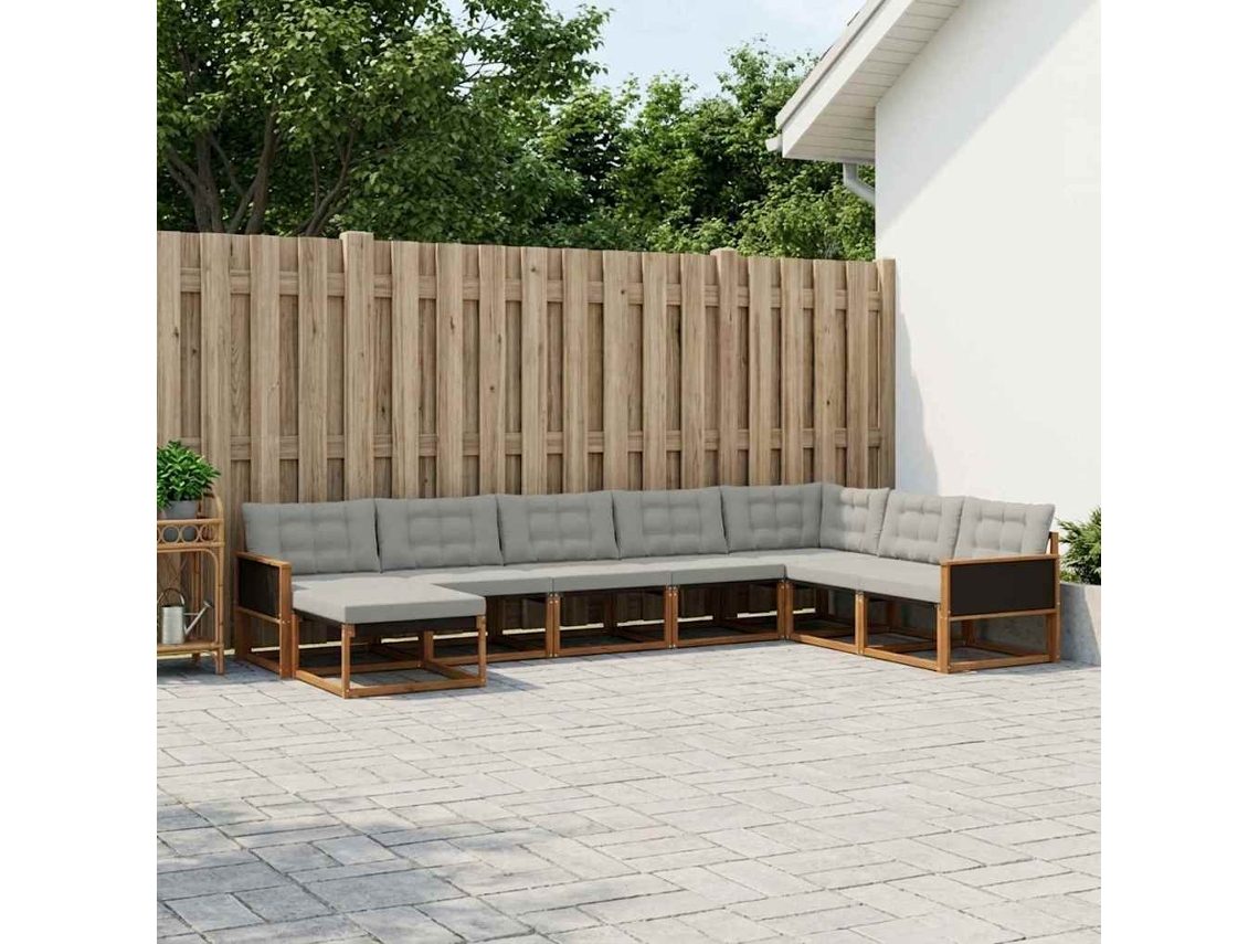 Vidaxl Conjunto De Sofás Para Exterior 8 Unid.