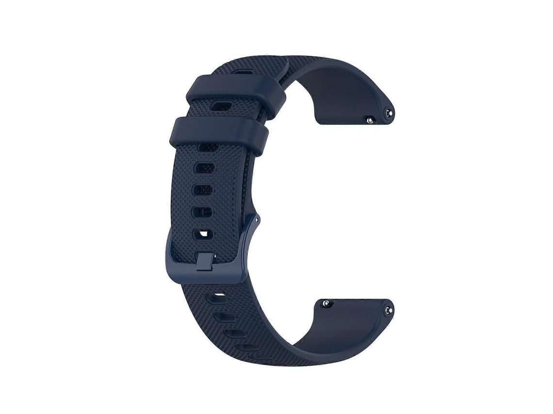 Pulseiras De Relógio 22 Mm Fivela De Aço Inoxidável Liberação Rápida Pulseira De Borracha Fluorada Para Relógio Masculino, Azul Olysi Shop
