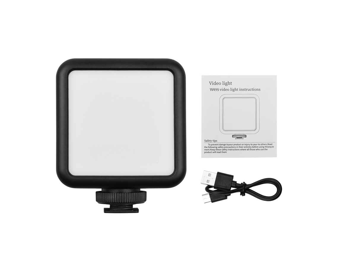 2026 luz Led de Vídeo com Suporte para Sapato, Luz de Painel Led Mini para Câmera e Fotografia Interlock