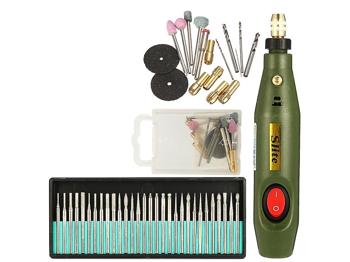 Kit Portátil De Mini Ferramenta Elétrica Para Entalhe Em Madeira 30 Brocas Diamantadas Para Entalhe Em Madeira Com Plugue Europeu Aquaforge
