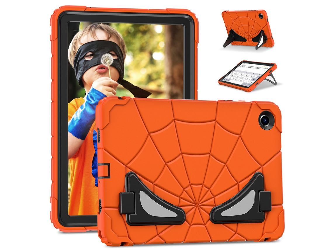 Capa para Samsung Galaxy Tab A9 8.7 Polegadas com Suporte Resistente a Impactos DIGITALLAB Laranja
