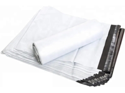 Pacote com 30 Sacos Plásticos Grandes Brancos para Envio, Sacos de Embalagem Autoadesivos e Grossos, para Armazenamento e Envio.