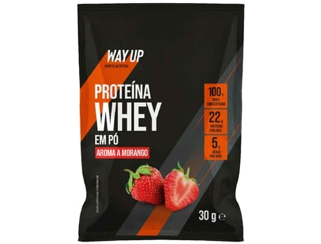 Proteína Whey Morango Saqueta