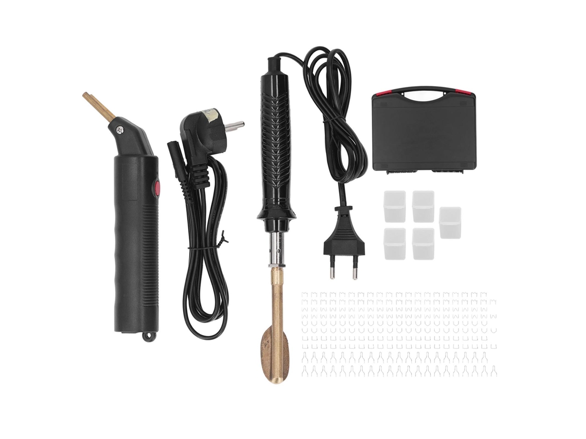 Kit De Soldador De Plástico Com Pistola E Pregos Para Reparação De Para-choques - Ferramentas De Soldagem Plugue Eu 220v