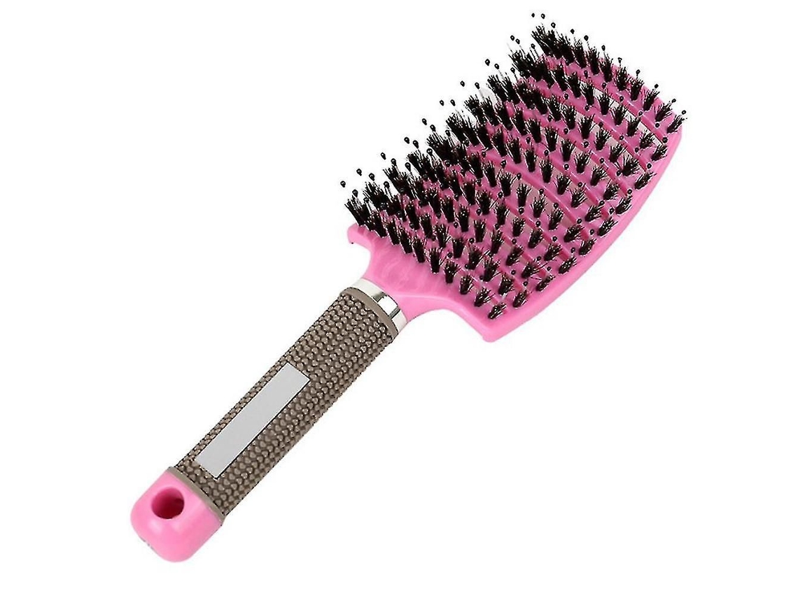 Escova De Cabelo Antiestática, Curva E Ventilada, Para Desembaraçar E Massagear