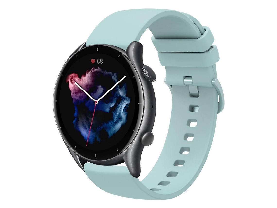 Pulseira De Silicone Macio De Cor Sólida De 22 Mm Para Amazfit Gtr 3 Pro