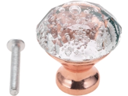 1-puxador De Móveis Em Ouro Rosa Com Diamantes Para Decoração Casa, Cozinha, Banheiro, Guarda Roupa, Armário, Puxador De