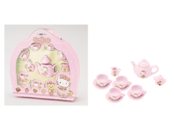 Conjunto De Chá Em Cerâmica Hello Kitty Castle