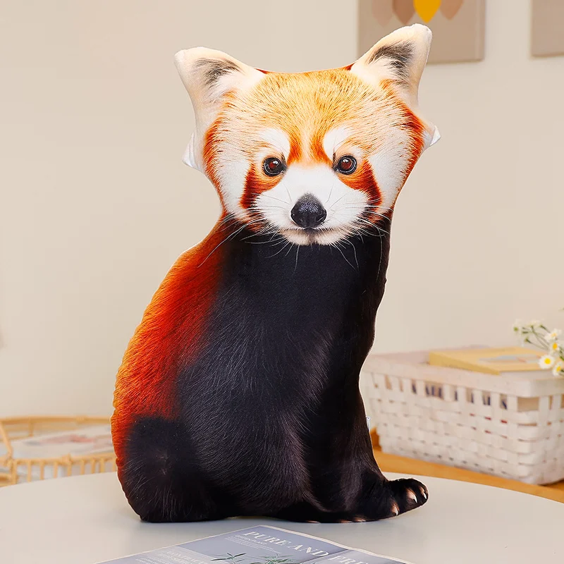 Almofada Decorativa 3d com Estampa de Animal da Floresta , Ideal para Sofá Ou Quarto. MDUG (tanuki, 40x36 Cm)