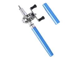 Combo Vara de Pesca Mini Caneta Portátil Azul