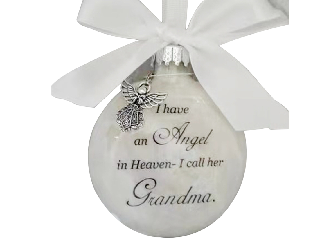 Bola de plástico com anjo para homenagem, decoração memorial, LAXISCREED