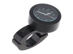 Relógio de guidão AQUAFORGE, modificado para motocicleta, preto, 10875, ciclismo, manutenção, segurança e uso diário