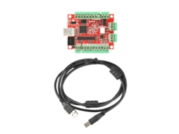 Controlador Cnc 4 Eixos Mach3 Placa Interface Usb para Motor de Passo