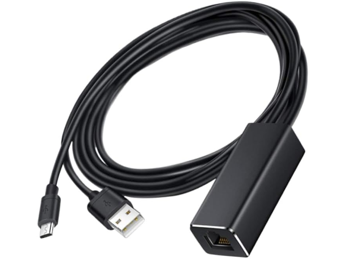 Micro Usb Para Placa De Rede Mbps Compatível Com Fire Tv Stick. Use O