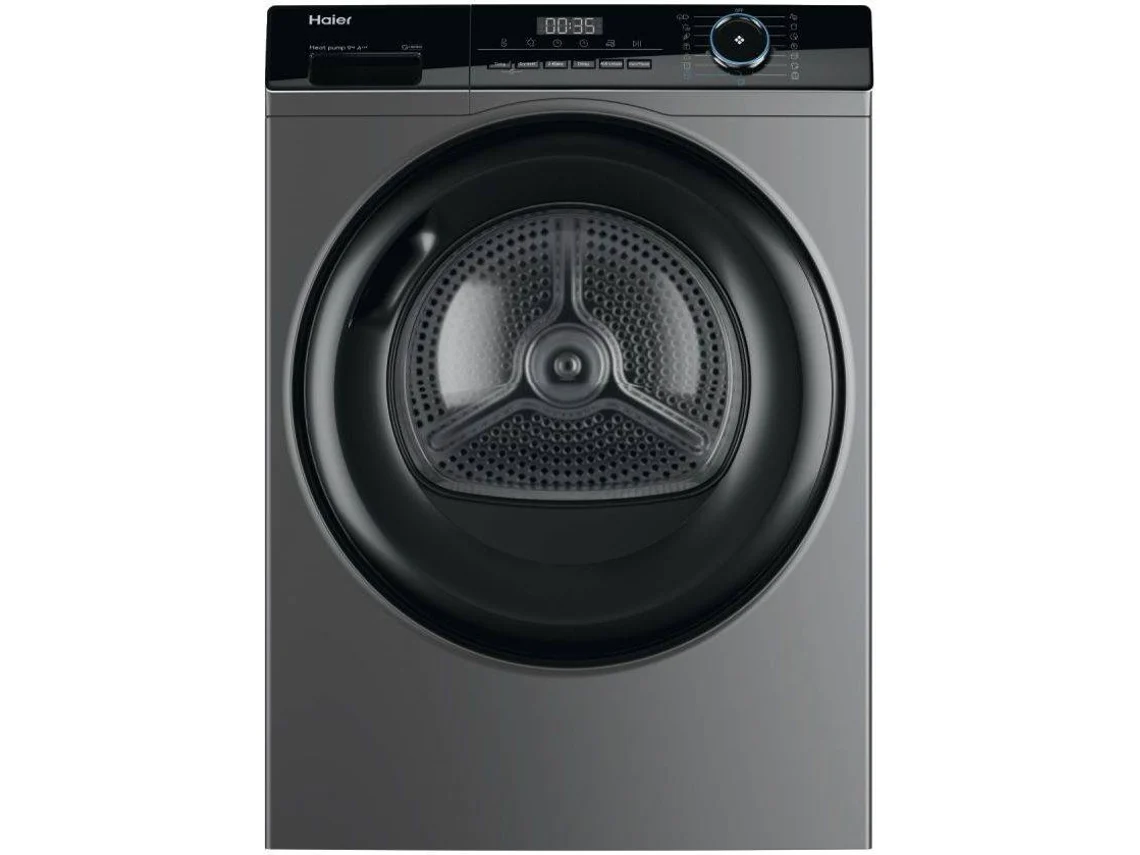 Máquina de Secar Roupa HAIER HD90-A3939R-S ( 9 kg - Bomba de Calor - Cinzento)