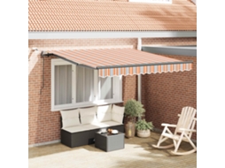 Vidaxl Toldo Retrátil Multicolor 300 X 250 Cm Poliéster