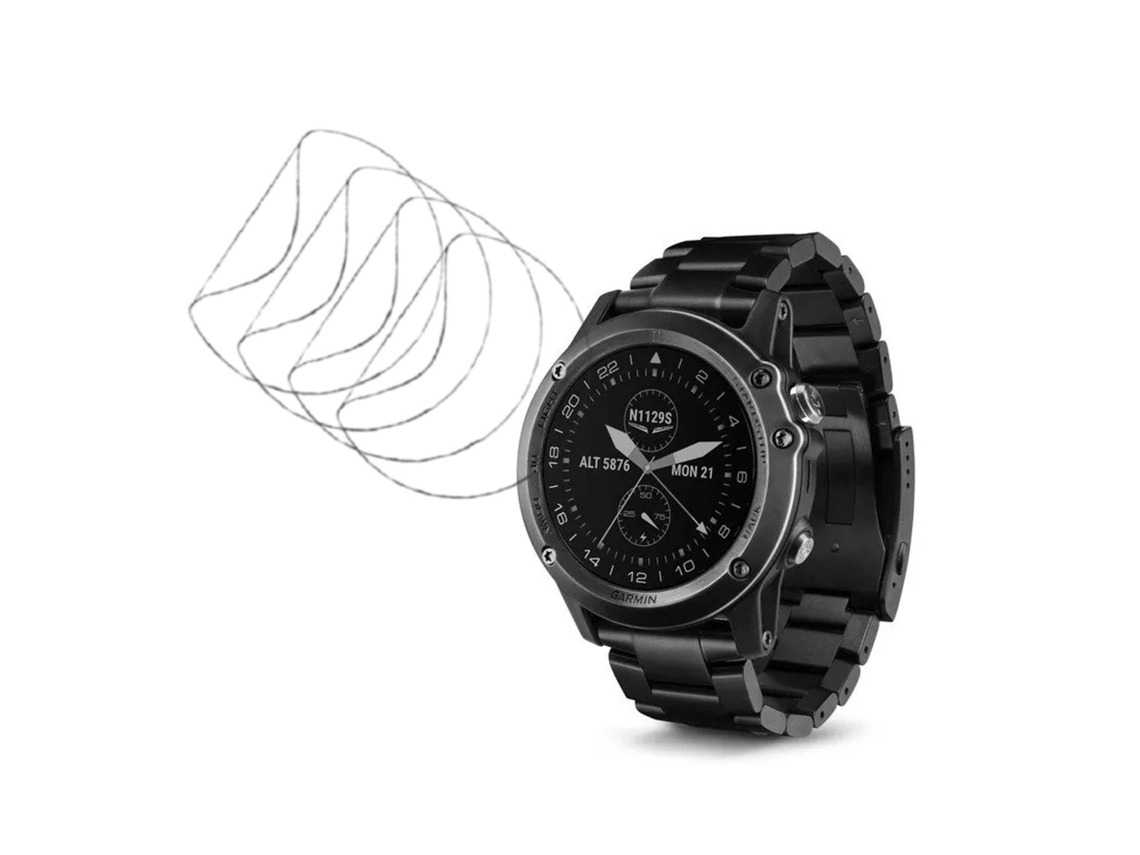 Kit 4 películas Hidrogel auto-reparo para Garmin D2 Bravo