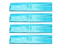 Mali 4pcs Capa de Amortecedor Rc em Poliéster Protetora Contra Poeira Respirável para Carro Rc 1/8 Azul
