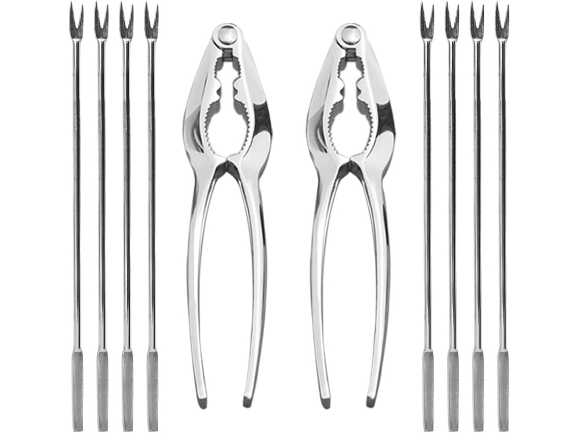 Conjunto De Quebra Nozes E Abridor De Cascas De Caranguejo Seafood Gourmets Companion, Ferramentas Para Quebrar Nozes, Fortes E Resistentes Para Sabo
