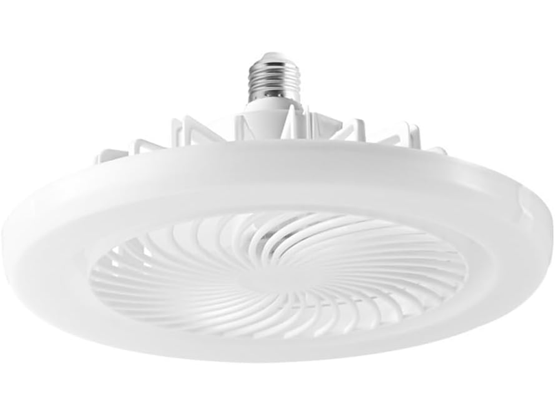 Ventilador De Teto Com Luzes, Ventilador Elétrico De Baixa Luminosidade Com Soquete E27 E Três Cores Gokoco