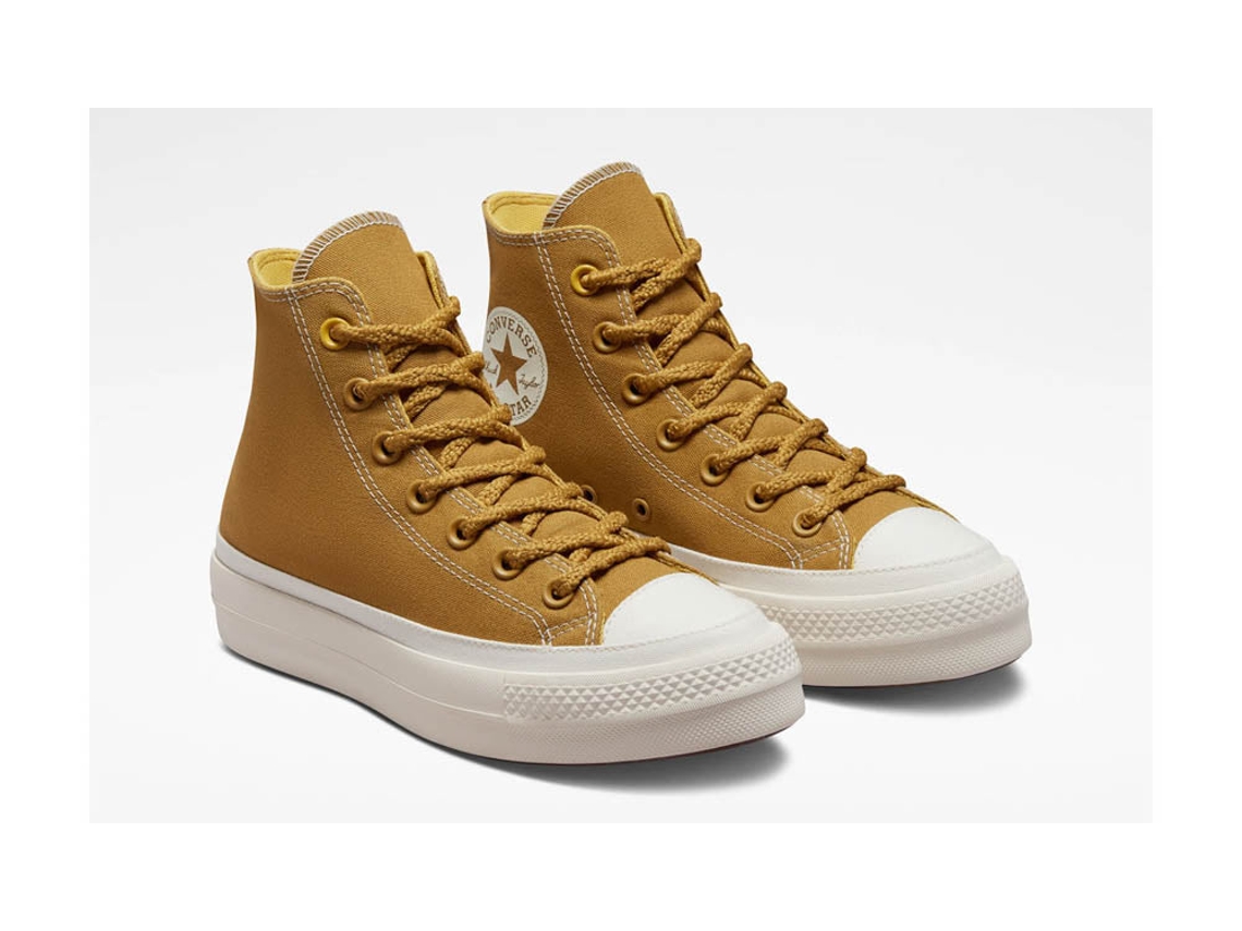 Converse montante moutarde top