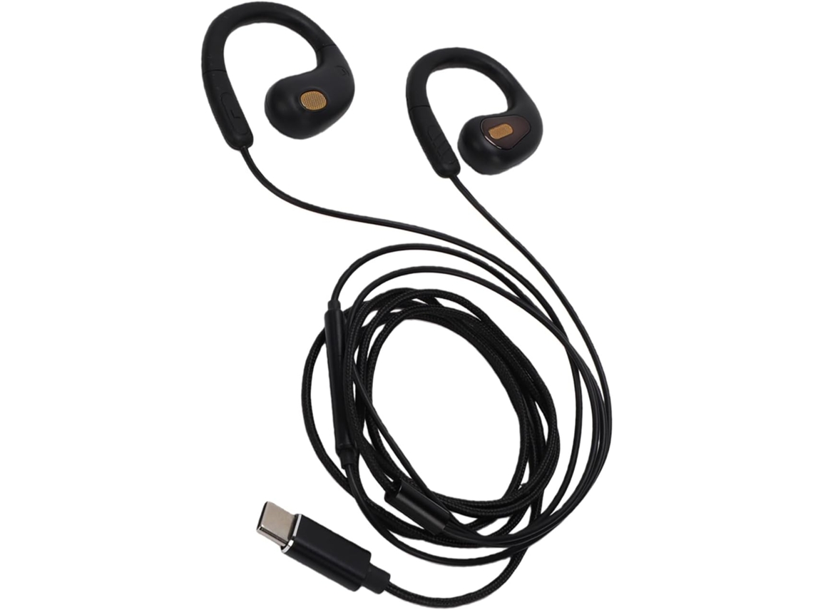 Fones De Ouvido Com Fio Usb-c, Modelo Aberto, Com Microfone.
