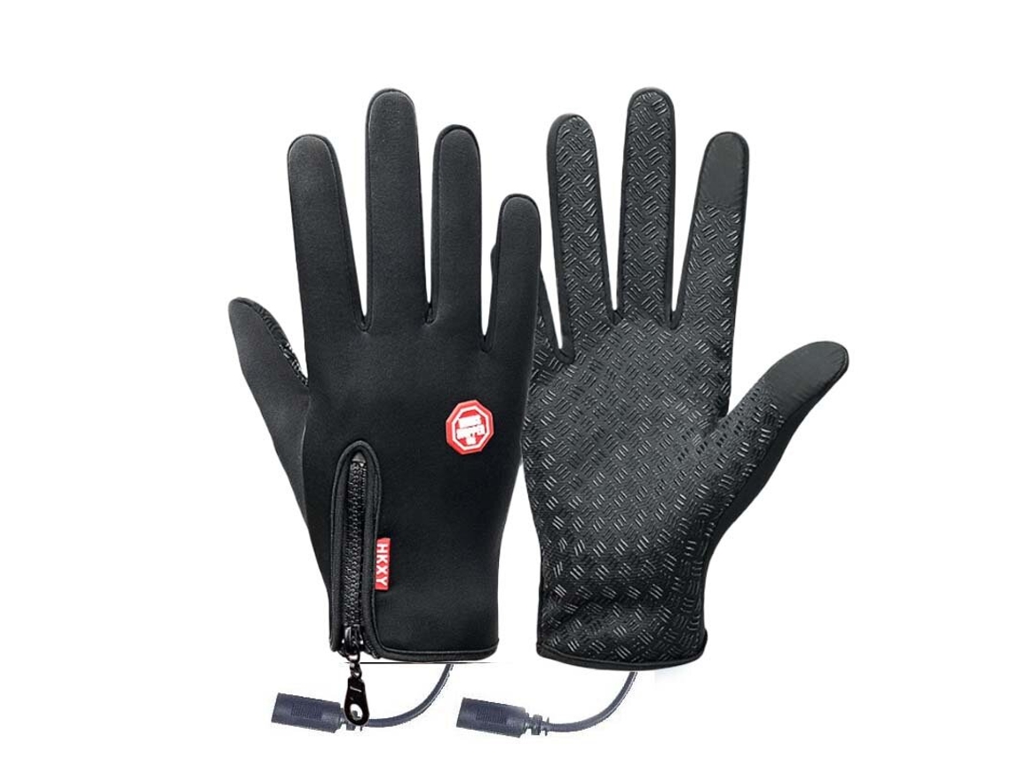 Tengoo Luvas Inverno Pretas Tamanho Xl Tela Sensível Toque Aquecimento Usb Quentes Impermeáveis Resistentes Vento Ar Livre