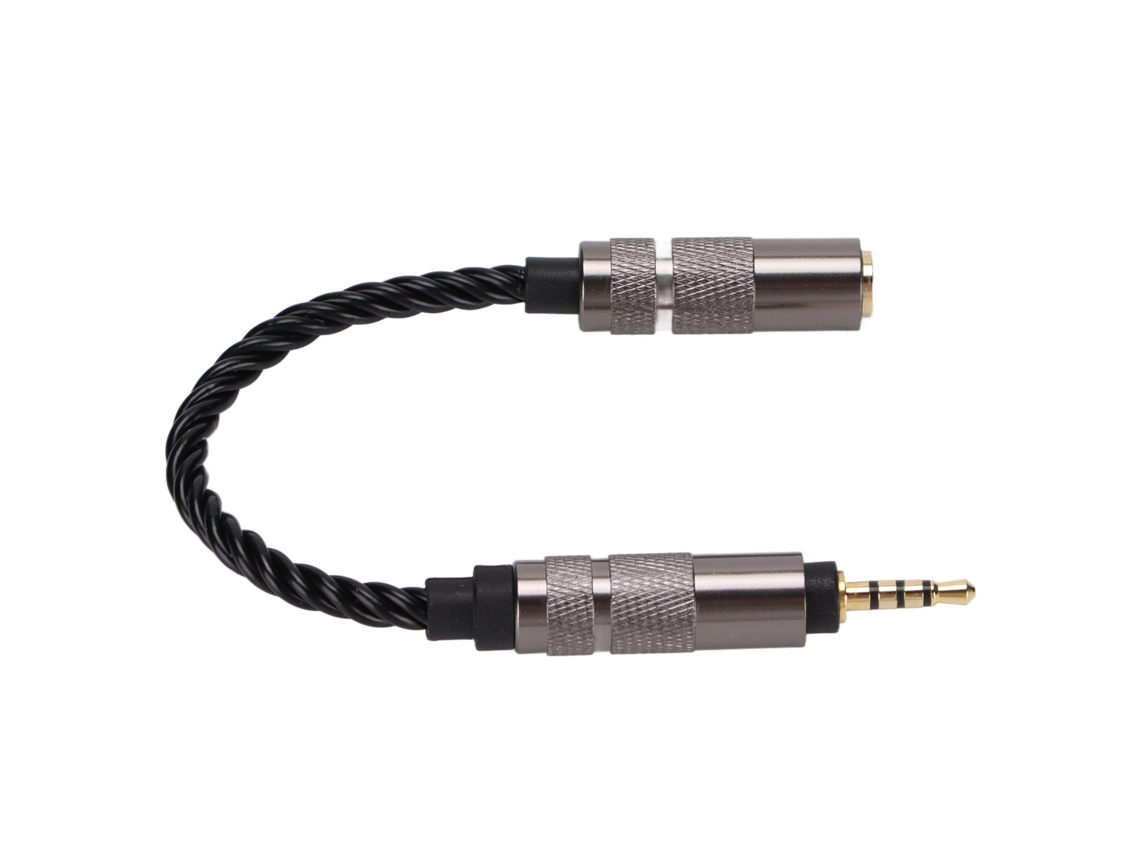 Aetheria adaptador de Áudio 2.5mm Macho para 3.5mm Fêmea Estéreo para Celulares Fones de Ouvido Tablets