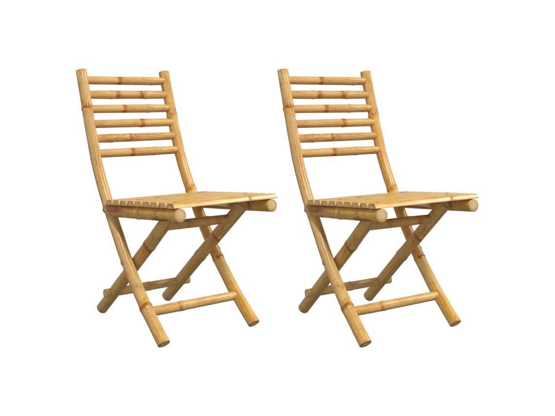 Folding Chair, Folding Chairs Vidaxl Marrom Bambu (n/a)