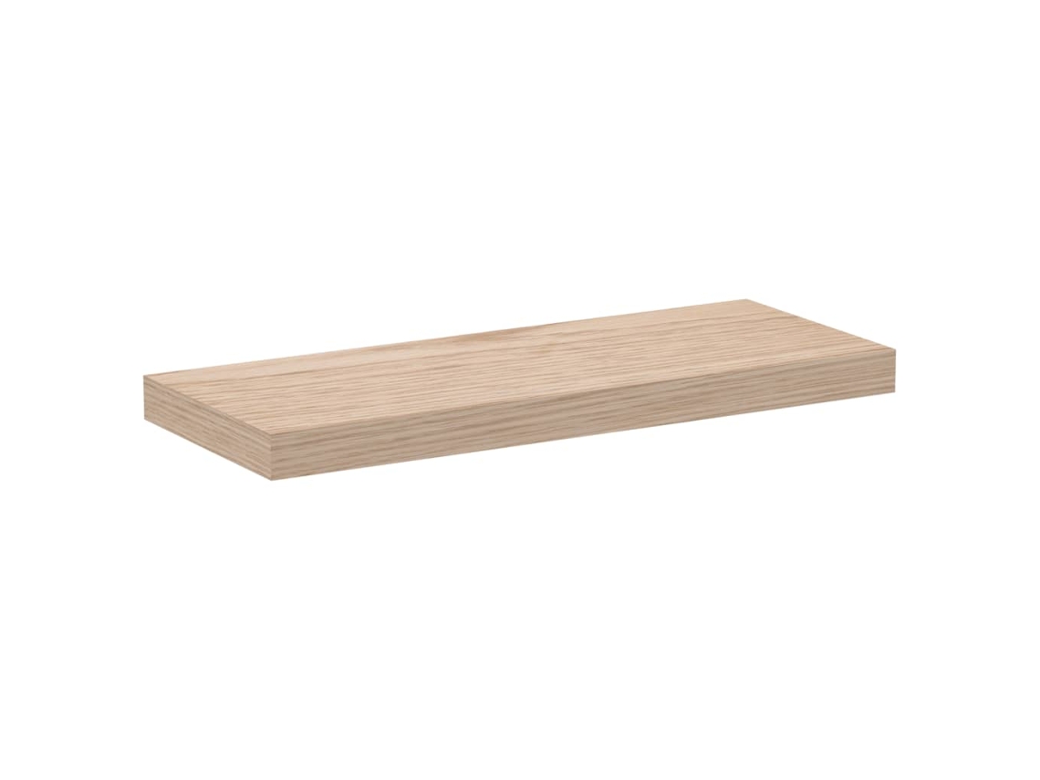 Floating Shelf, Floating Shelves Vidaxl Marrom Madeira Processada (60 X 23.5 X 4 Cm)