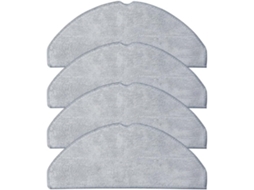 Robot Aspirapolvere Mop Pads, Microfibra Lavabile, Confezione Da 4
