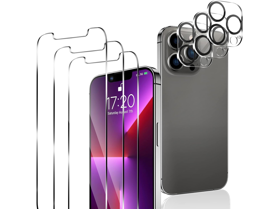 Conjunto de Capas Protetores Compatíveis Protetor para iPhone 13 Pro Max HONGWE. (3un)