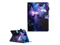 Capa de Couro Sintético Estampada para iPad Air 2019, Lovely Borboletas