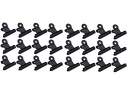 Tofficu 2 conjuntos de clipes metálicos práticos para anotações de mesa com suporte de parede pequeno, use