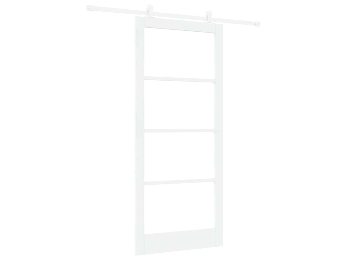 Conjunto 1 Porta Moderna Vidaxl Branco Madeira De Pinho Maciça (93 X 211 Cm)