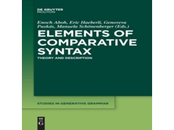 Livro Elements of Comparative Syntax de De Gruyter (Inglês)