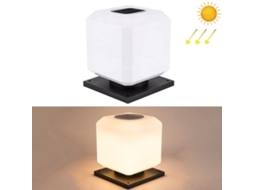 Poste solar quadrado de 30 cm AQUAFORGE, à prova d'água, LED, cada