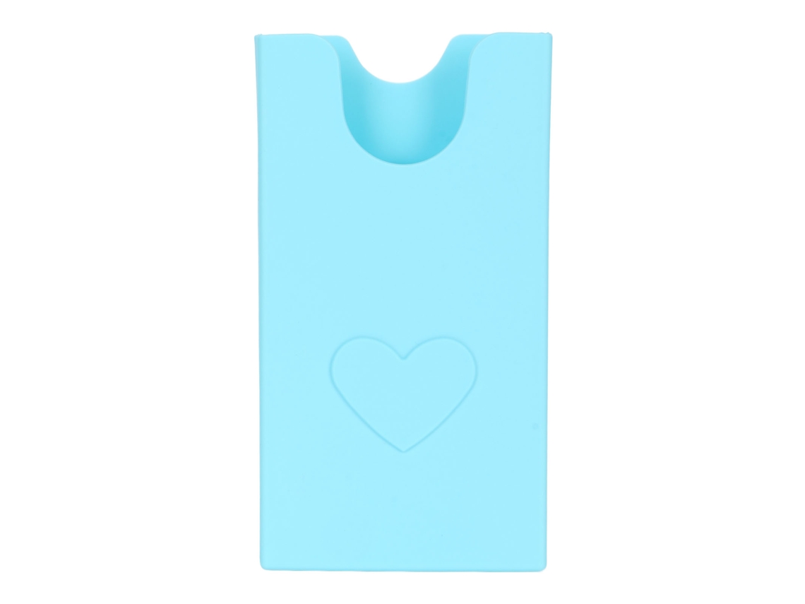 Suporte para Celular de Sacola de Praia Silicone Anexo Seguro para Celulares de Grande Tamanho Azul Lagoa