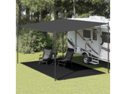Vidaxl Tapete De Campismo Para Tenda 300x500 Cm Preto