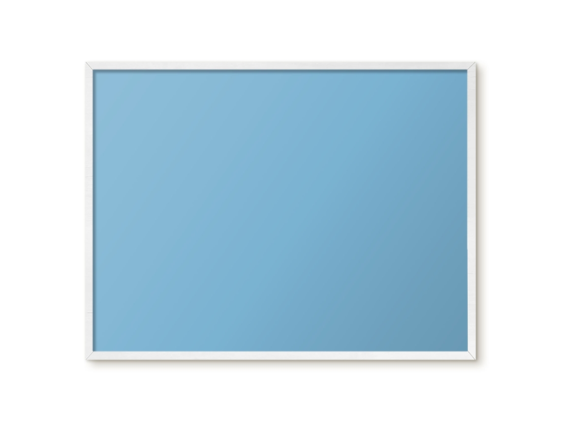 Magnetic Board Pastel Navy Blue For The Living Room Espelharte (80x60 Cm)