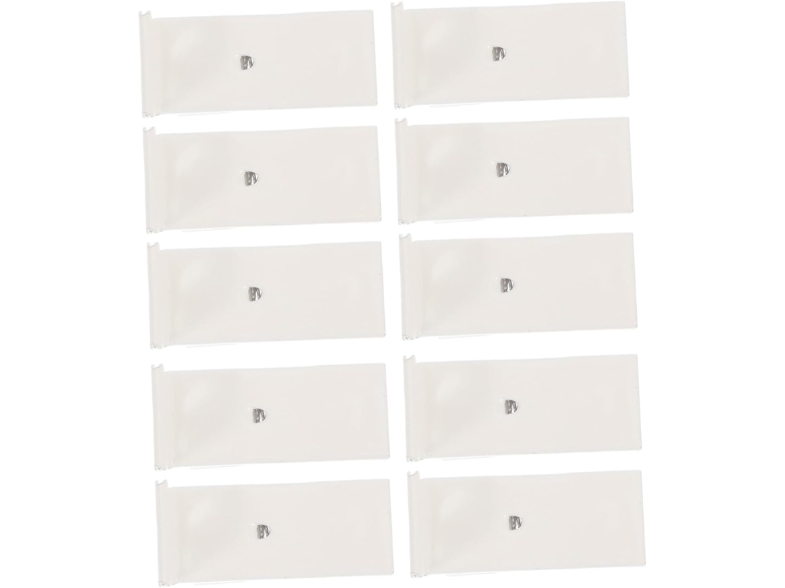 12 Suportes Ajustáveis Em Abs E Ferro Para Varão De Cortina, Suporte Lateral, Fáceis De Instalar. 12 Suportes Ajustáveis Em Abs E Ferro