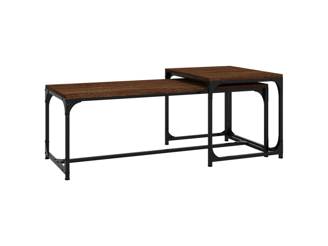 Coffee Table, Coffee Tables Vidaxl Marrom Madeira Processada (n/a)