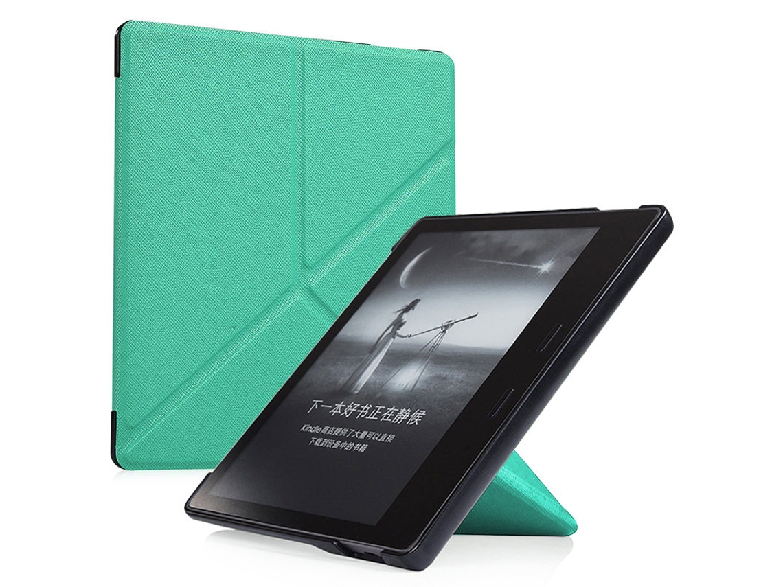 Capa Para Kindle Oasis 3/2 (7") Verde Menta Cuich