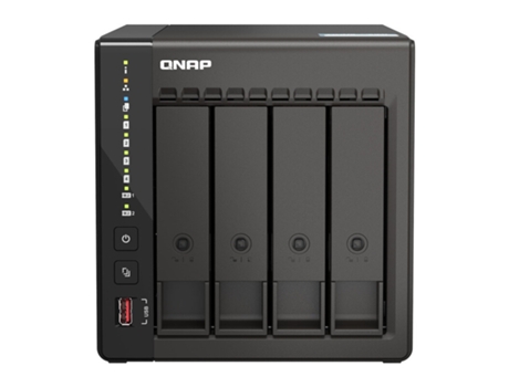 Drive NAS Qnap > TS-453E Tower Ethernet LAN Preto J6412 - TS-453E-8G