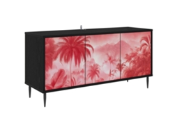 Vidaxl Gabinete Para Tv Aachen 102 X 33 X 51 Cm Carvalho Preto