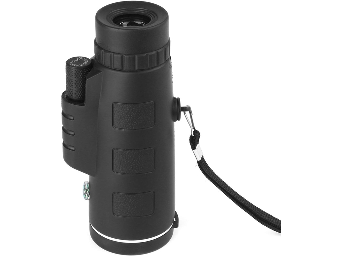 Telescópio Monocular 40x60 Ferramenta de Alta Potência para Observação de Pássaros, Caminhadas, Acampamentos e Viagens JYTGALX (preto)