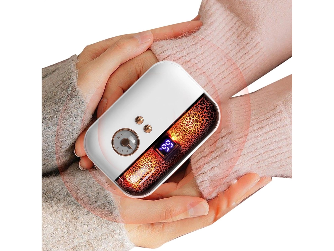 Aquecedor De Mãos Portátil Power Bank De 4000mah, Aquecedores De Mãos De Bolso | Para Homens E Mul Gokoco